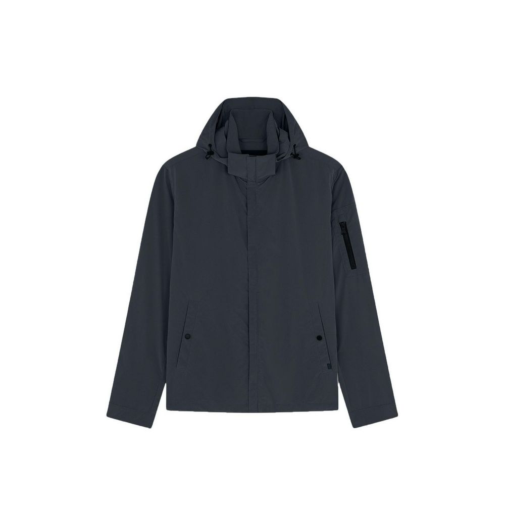 Paul & Shark Gray Nylon Shell Jacket