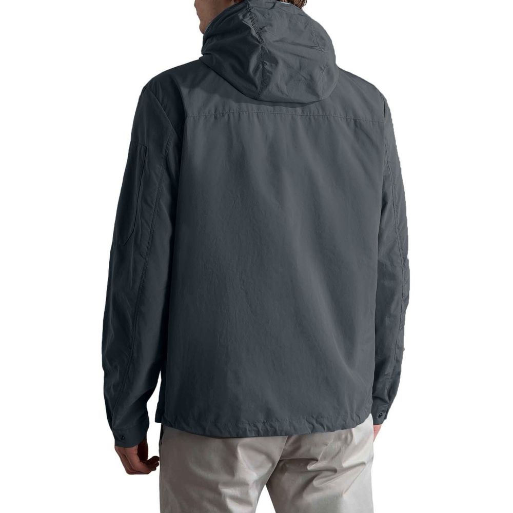 Paul & Shark Gray Nylon Shell Jacket