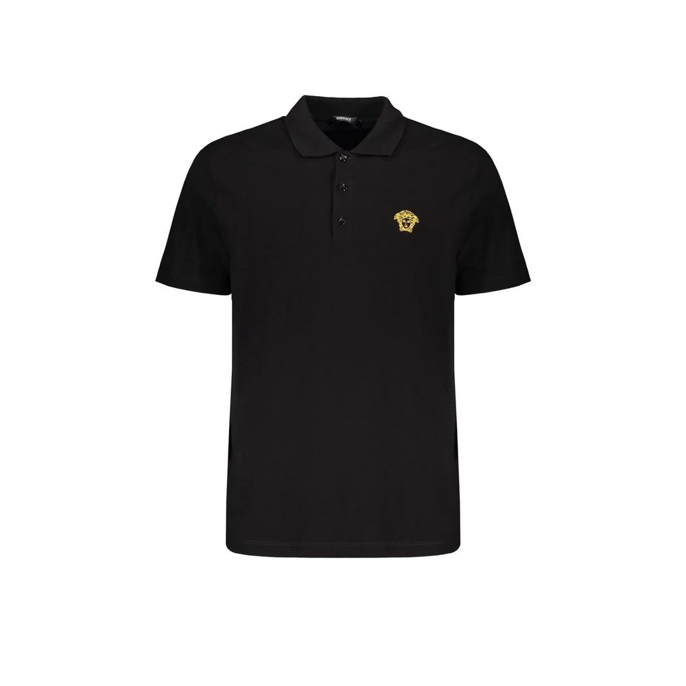 Versace Black Cotton T-Shirt