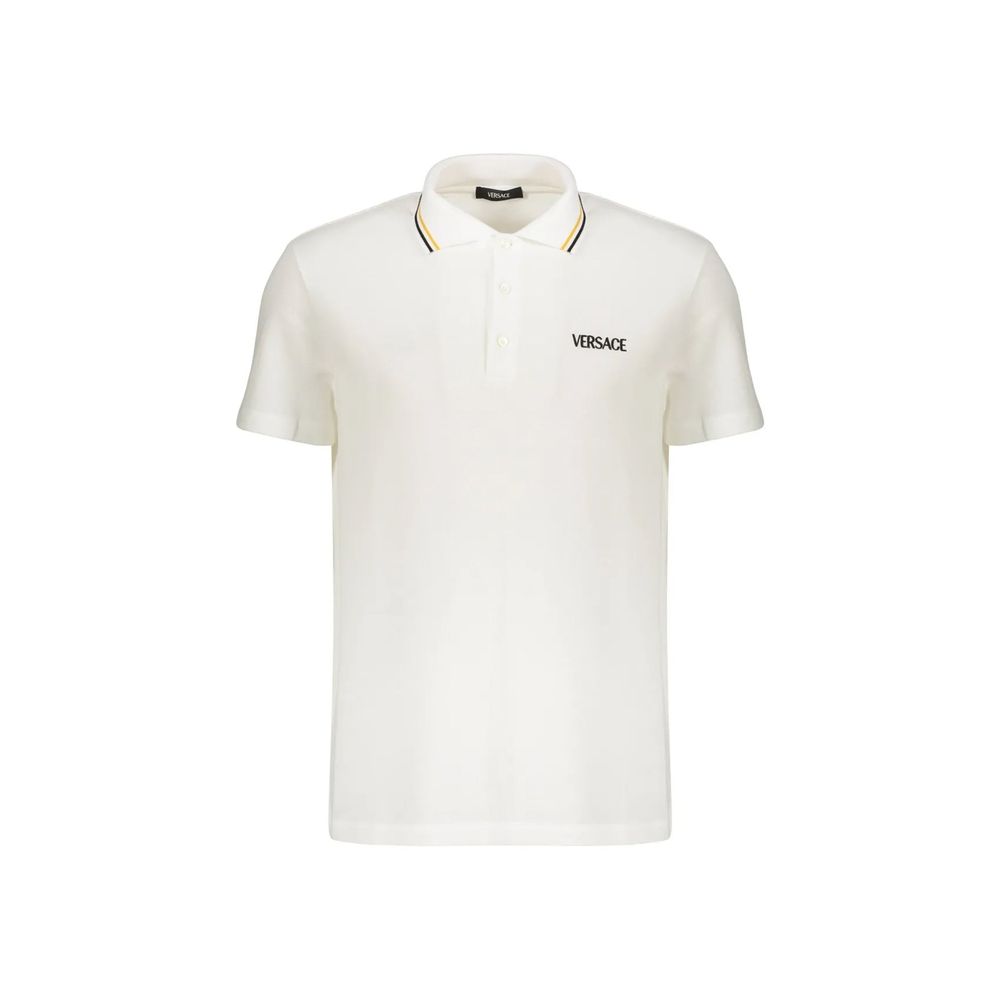 Versace White Cotton T-Shirt