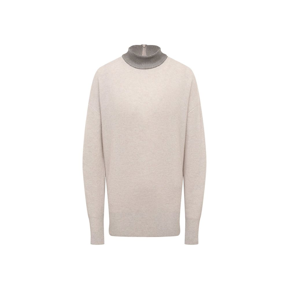 Brunello Cucinelli Beige Cashmere Sweater
