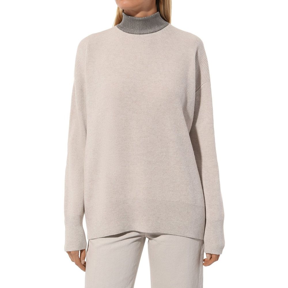 Brunello Cucinelli Beige Cashmere Sweater