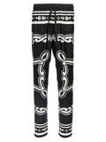 Dolce & Gabbana Bicolor Silk Casual Pants