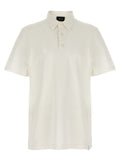 Brioni White Cotton Polo Shirt