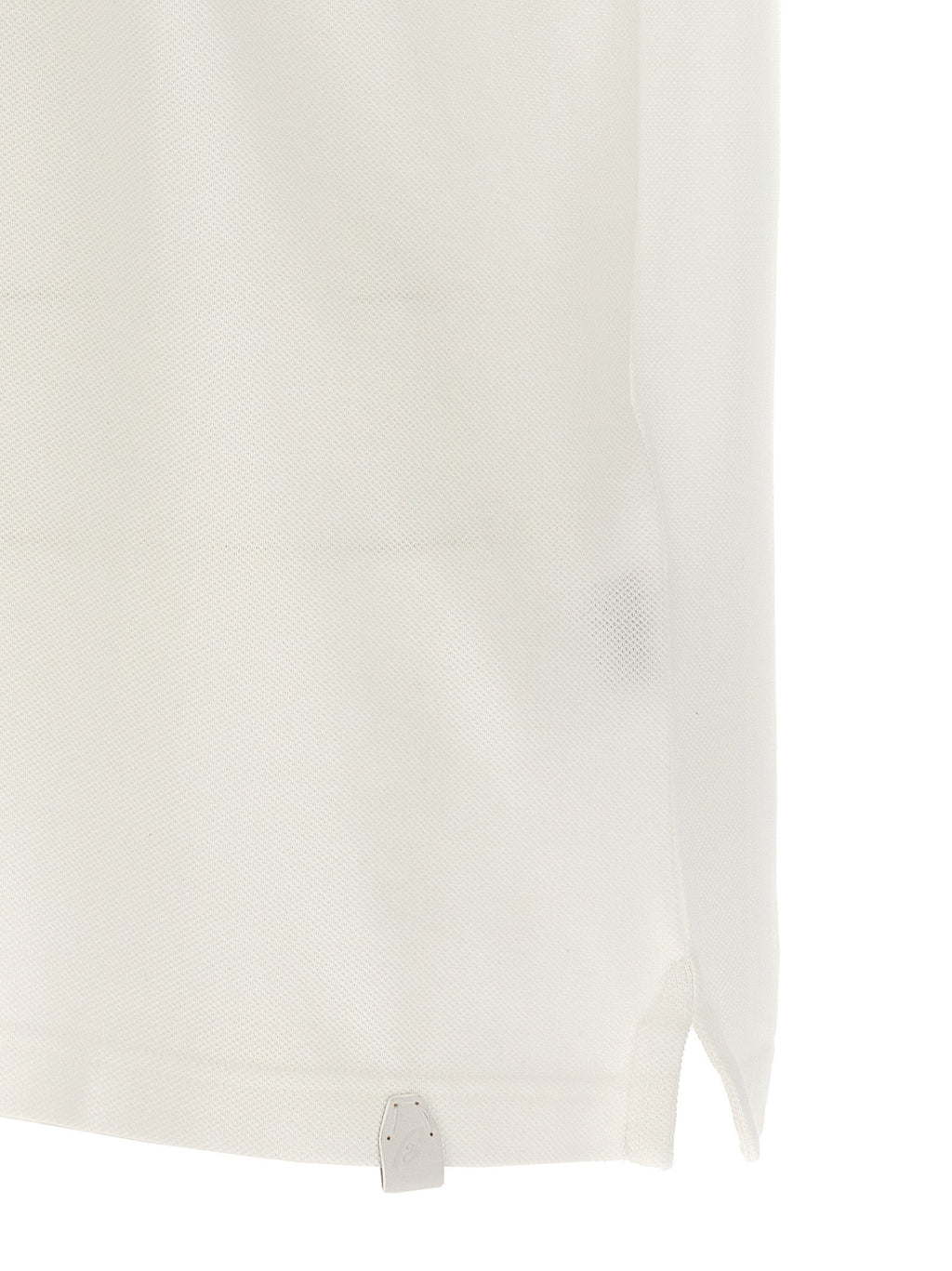 Brioni White Cotton Polo Shirt