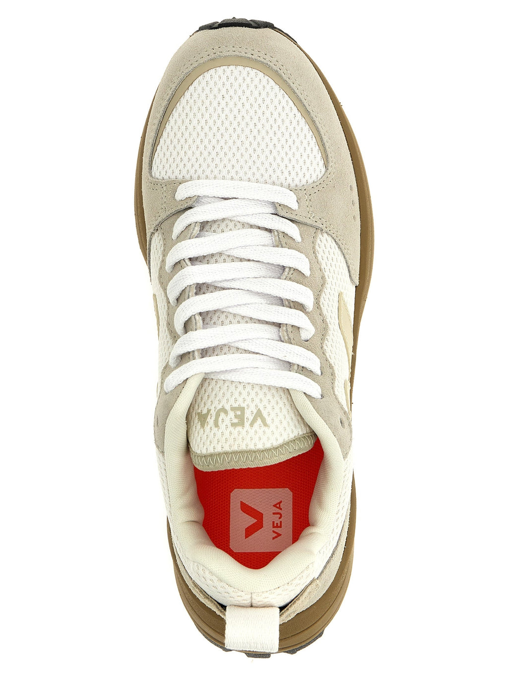 Veja Beige Recycled Polyester Athletic Sneakers