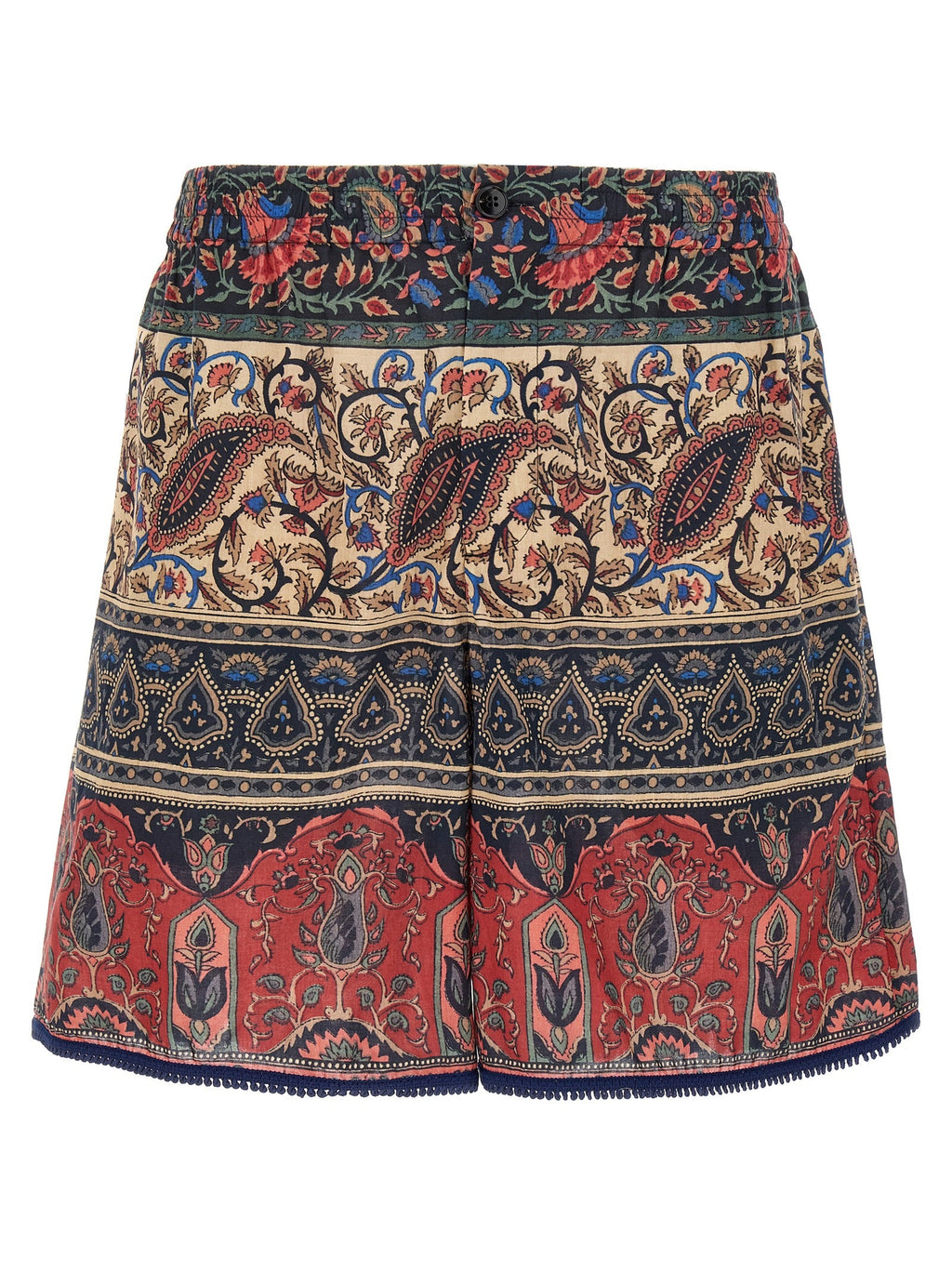 Valentino Garavani Multicolor Cotton Bermuda Shorts