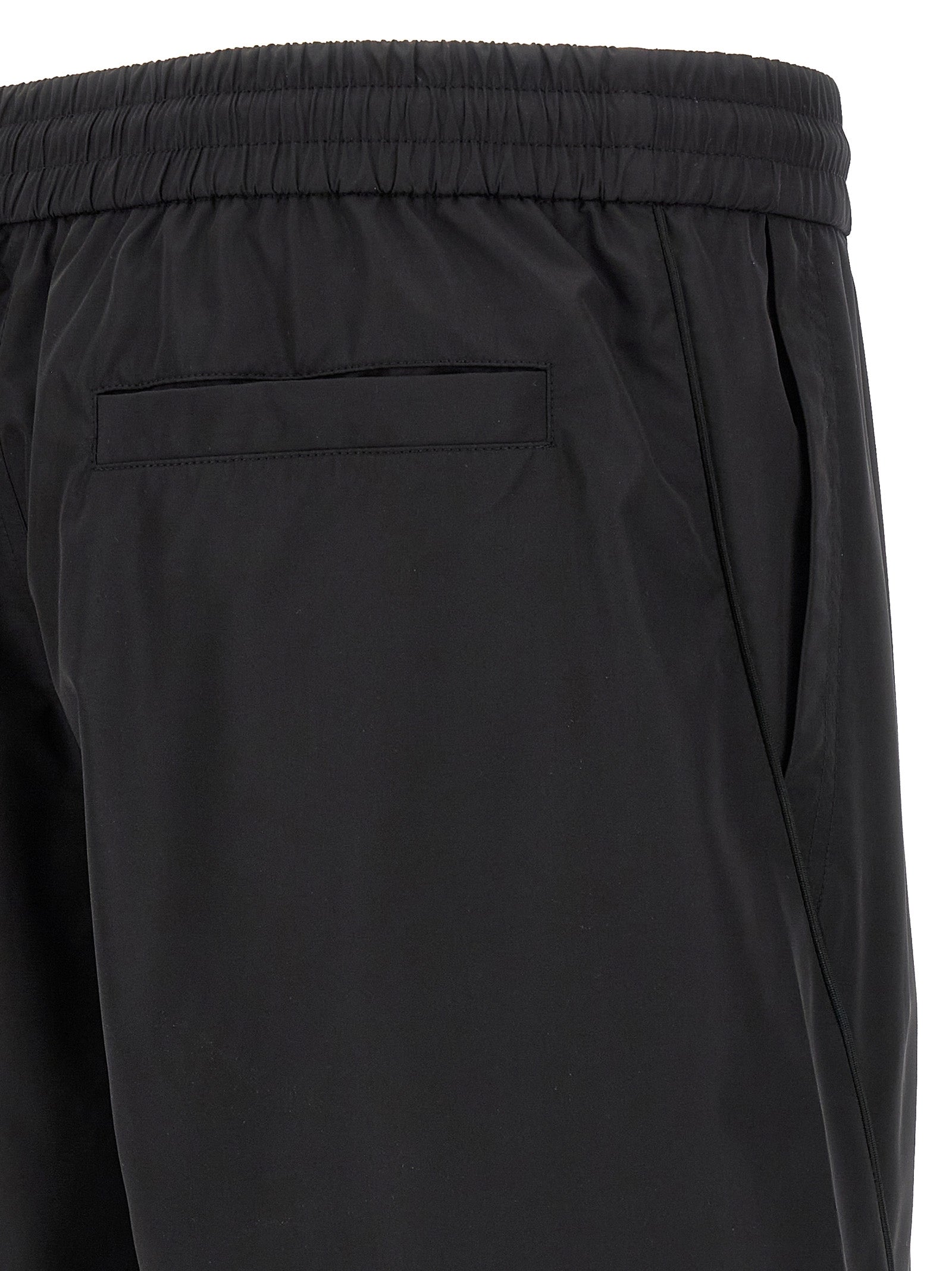 Givenchy Black Polyester Bermuda Shorts