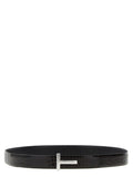 Tom Ford Brown Calfskin Regular Belt