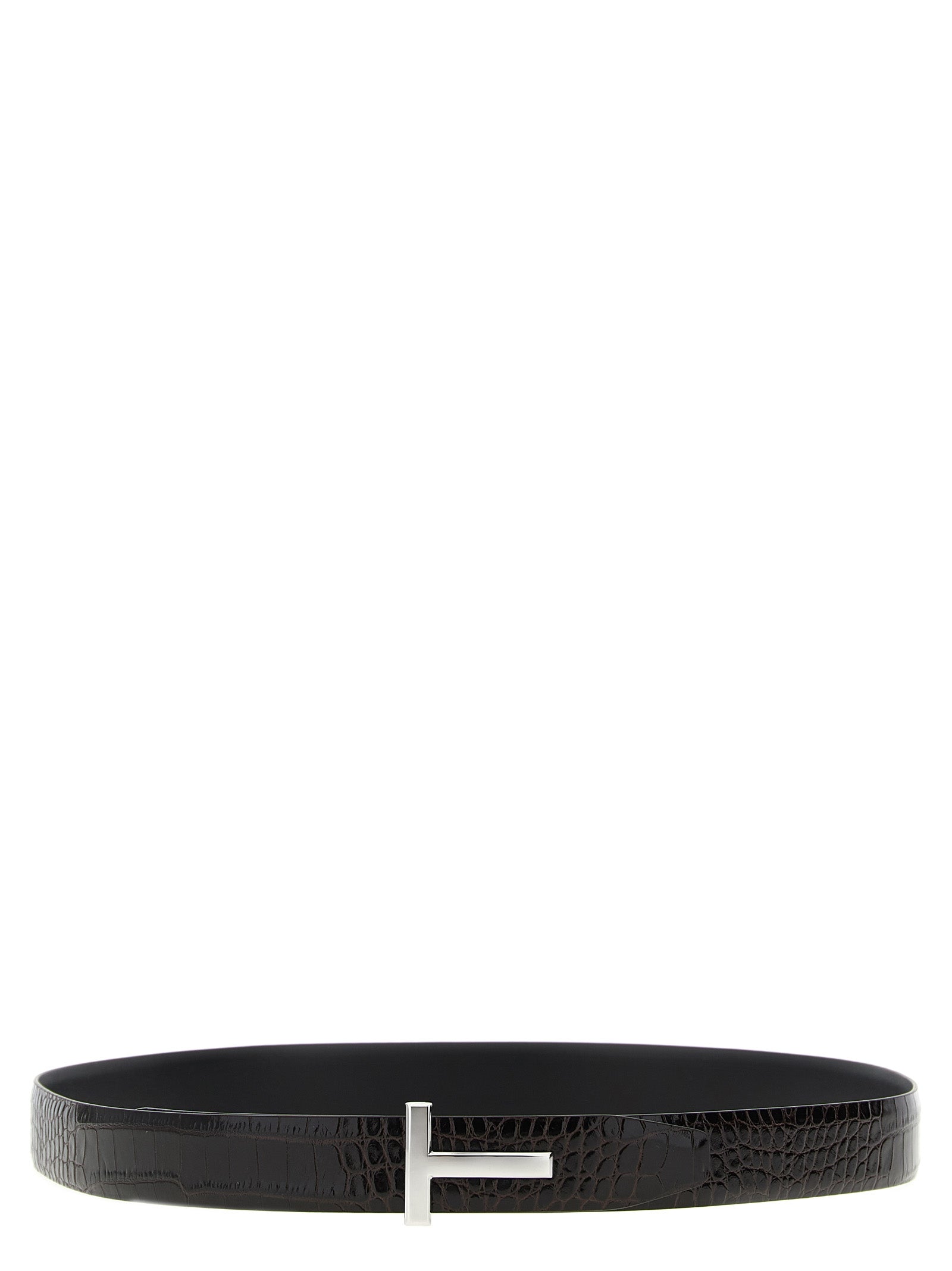 Tom Ford Brown Calfskin Regular Belt