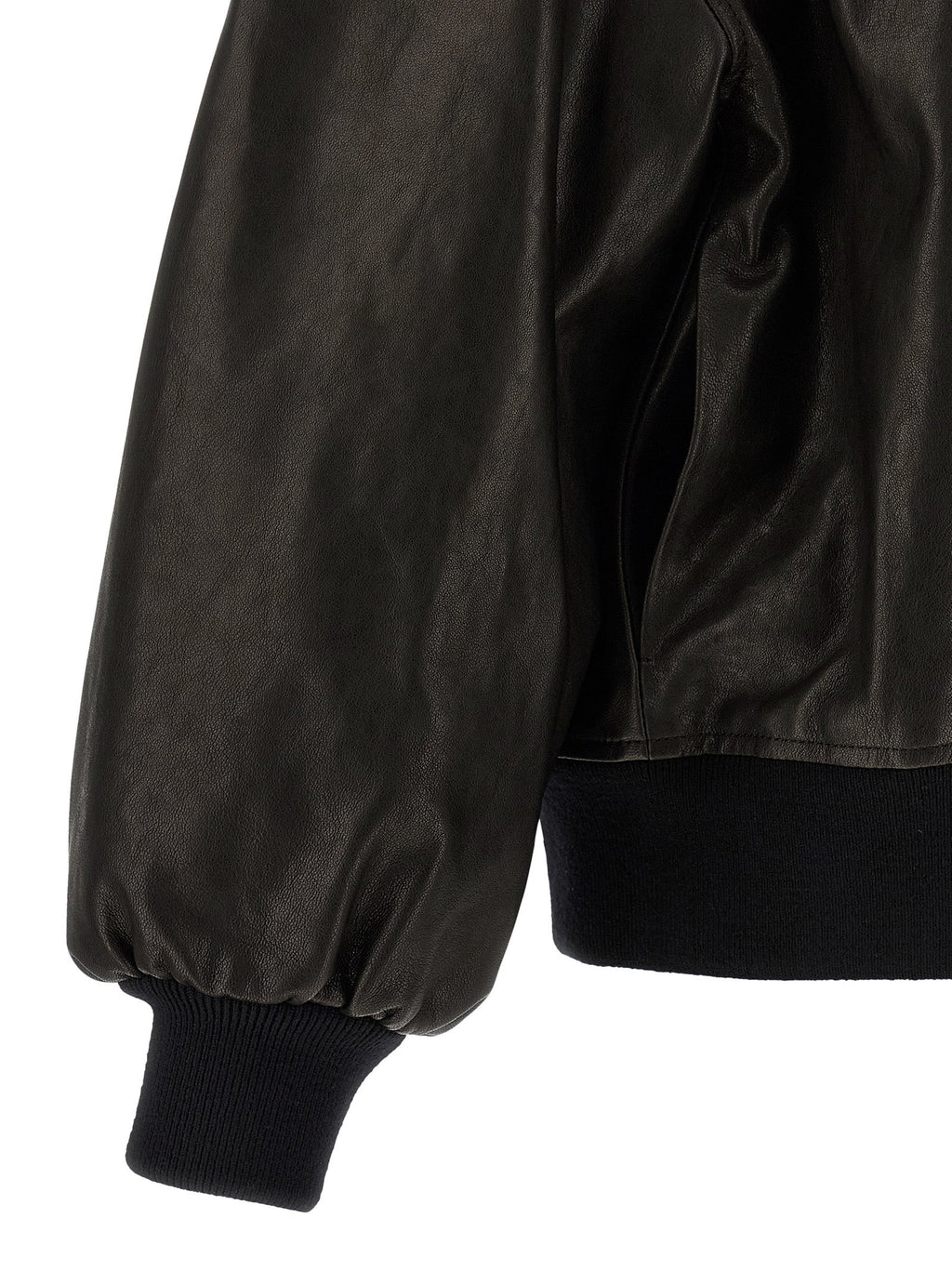 Khaite Black Lamb Leather Leather Jacket