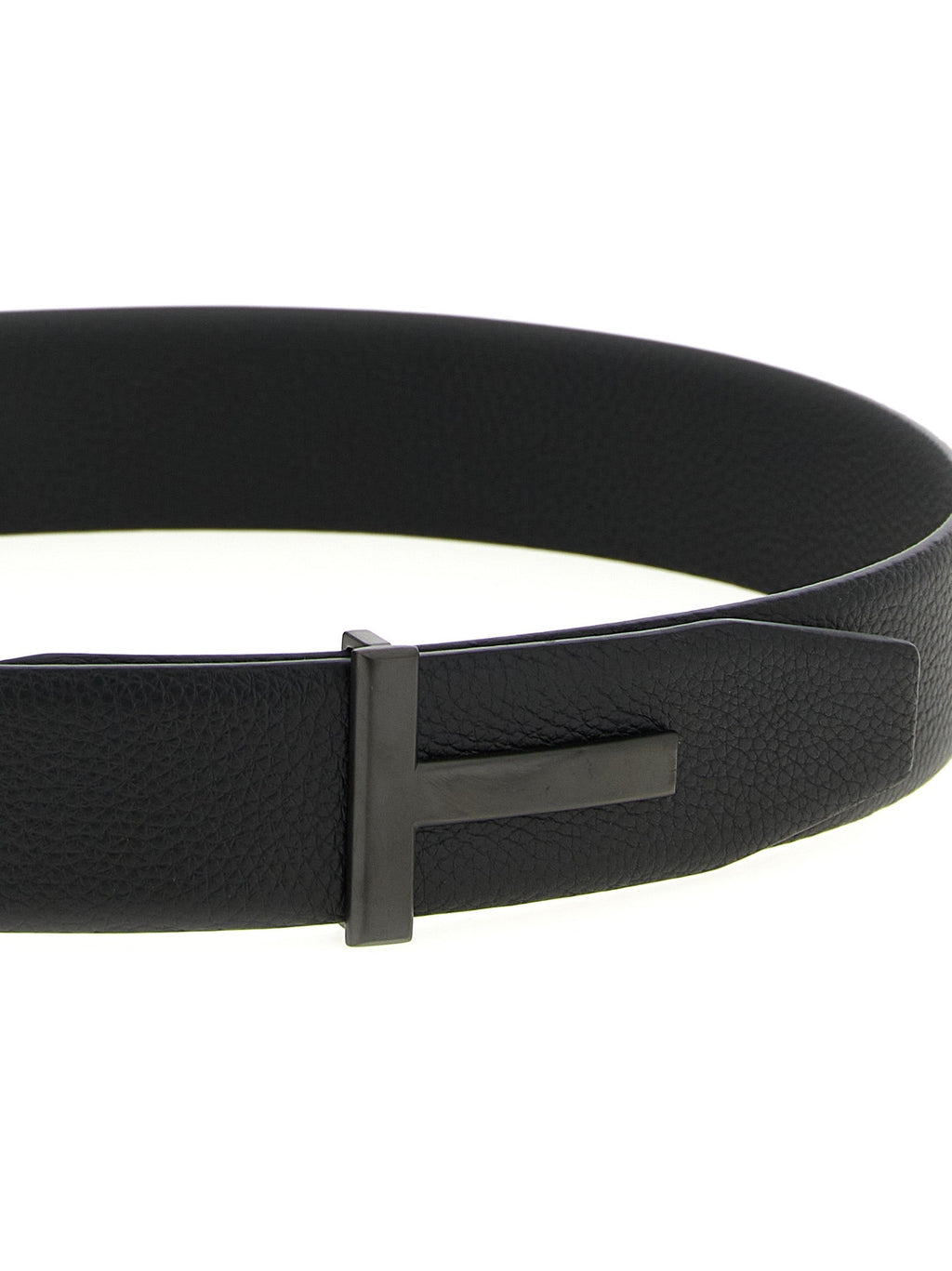 Tom Ford Black Calfskin Belt