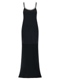 Tom Ford Black Acetate Long Dress