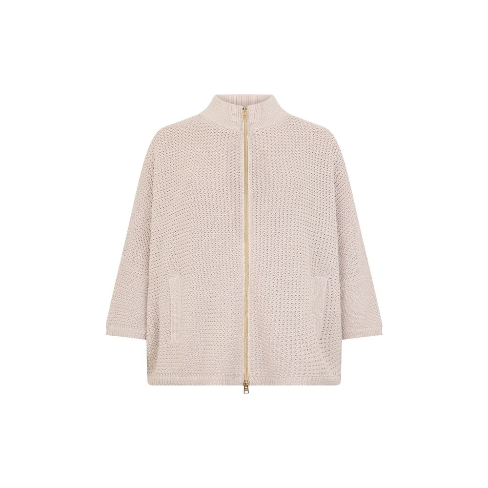 Herno Beige Cotton Cardigan