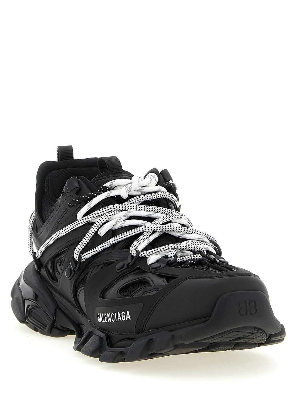 Balenciaga Black Polyethylene Athletic Sneakers