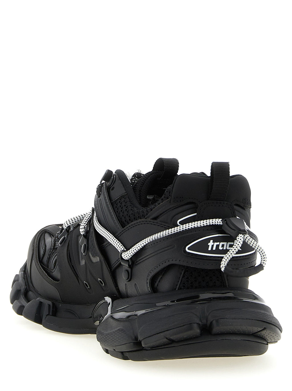 Balenciaga Black Polyethylene Athletic Sneakers