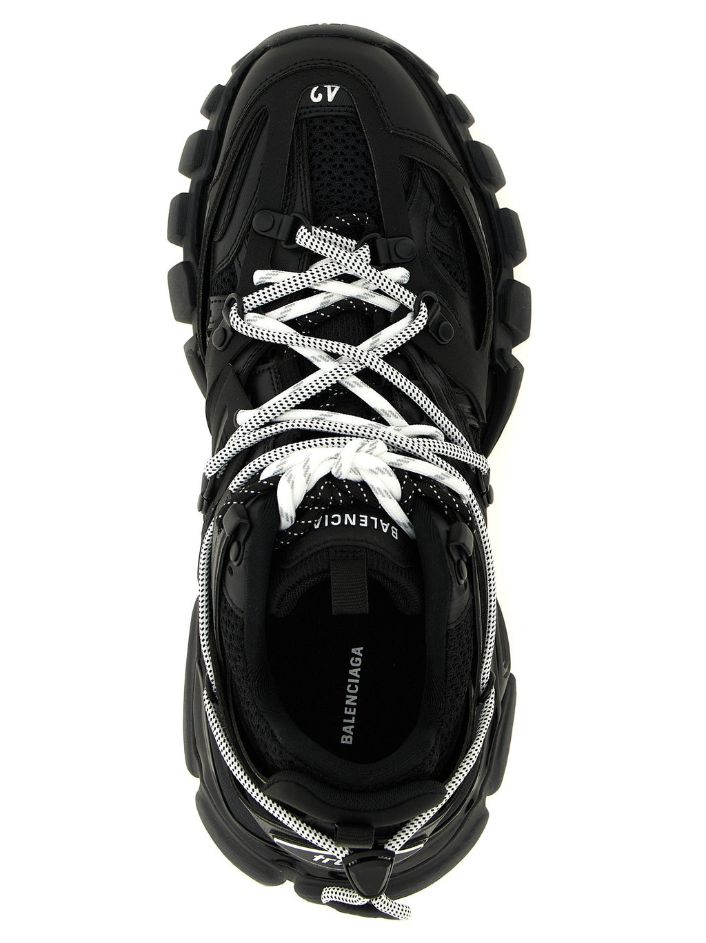 Balenciaga Black Polyethylene Athletic Sneakers