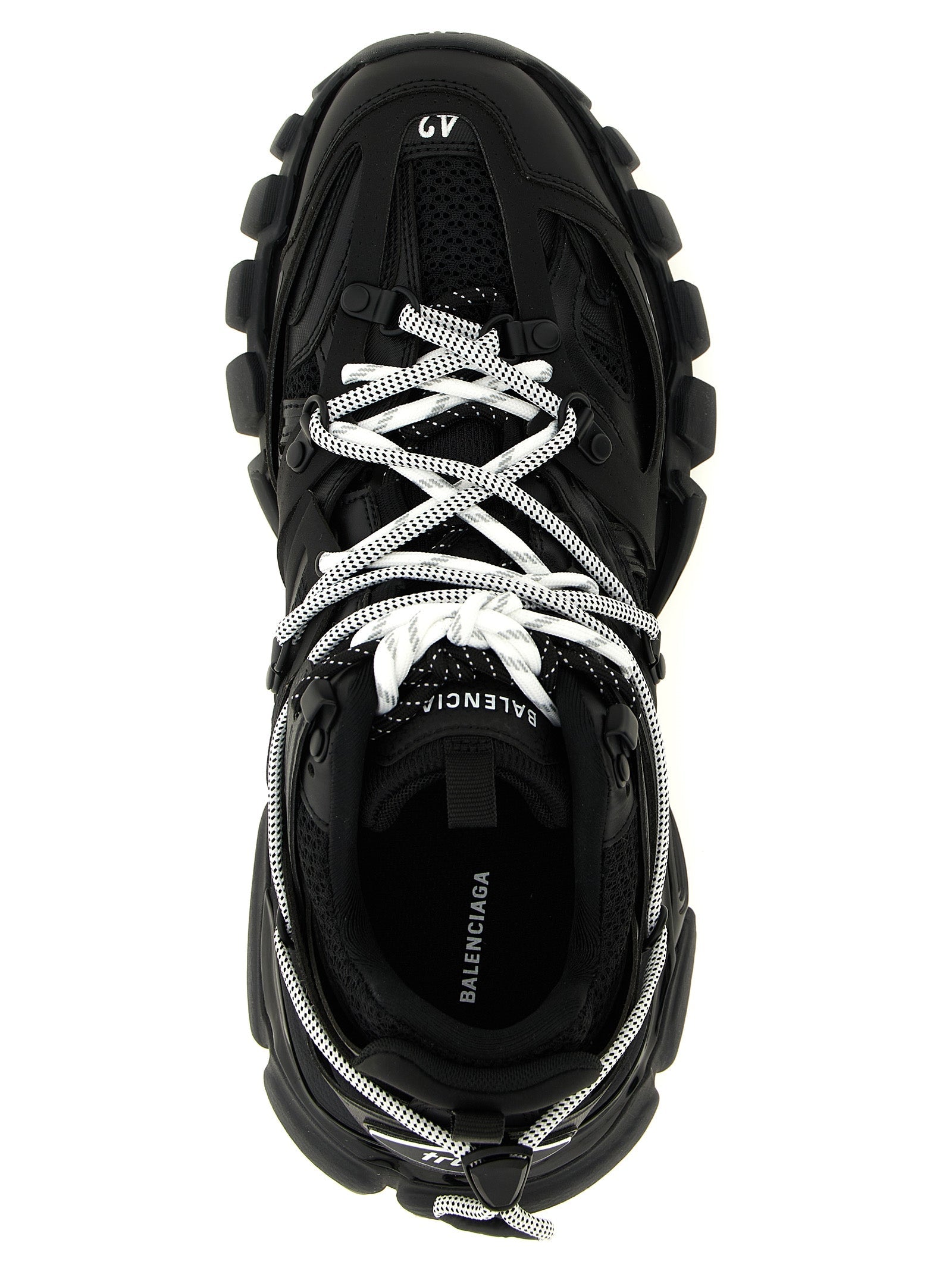Balenciaga Black Polyethylene Athletic Sneakers