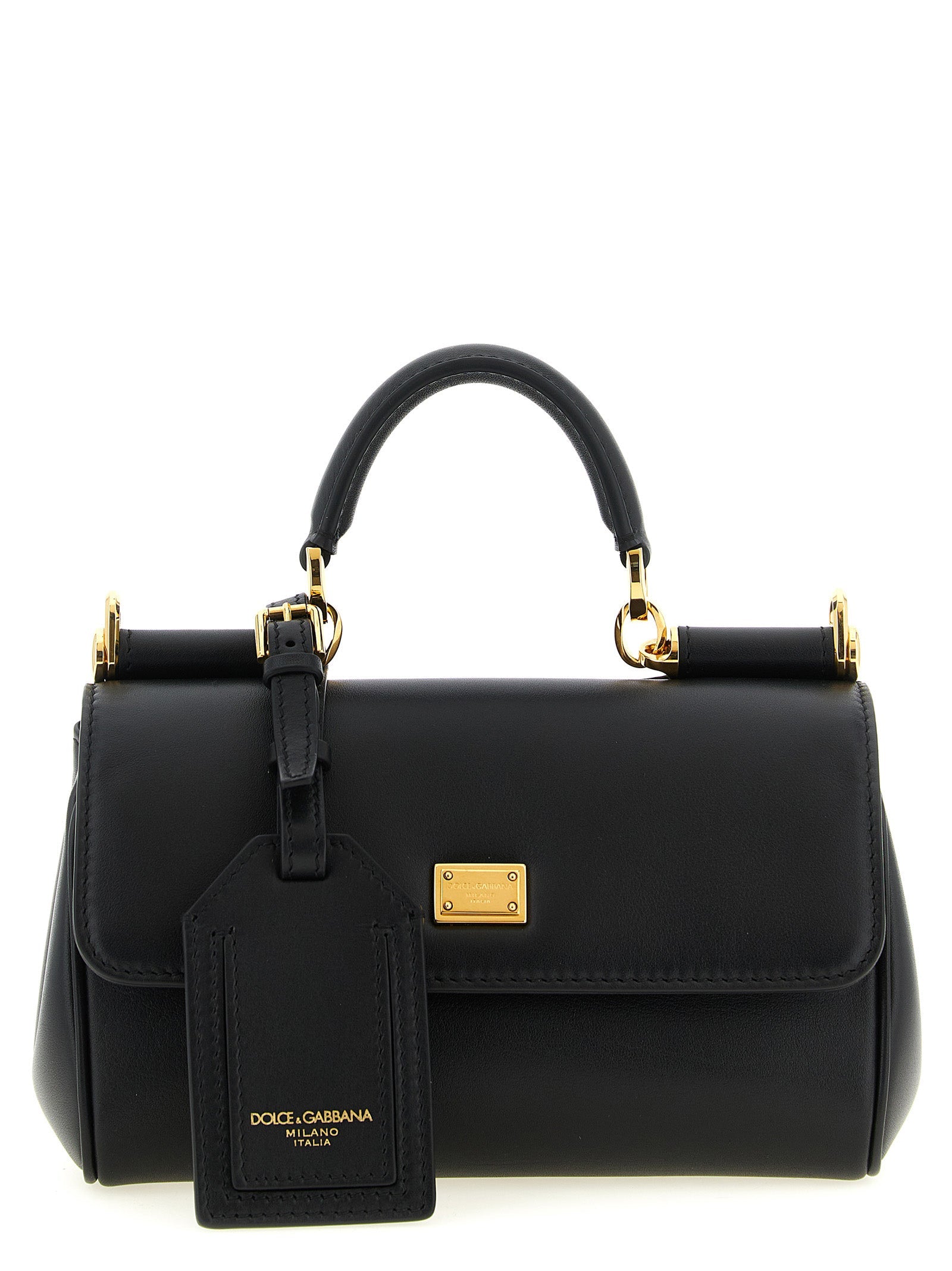 Dolce & Gabbana Black Calfskin Handbag