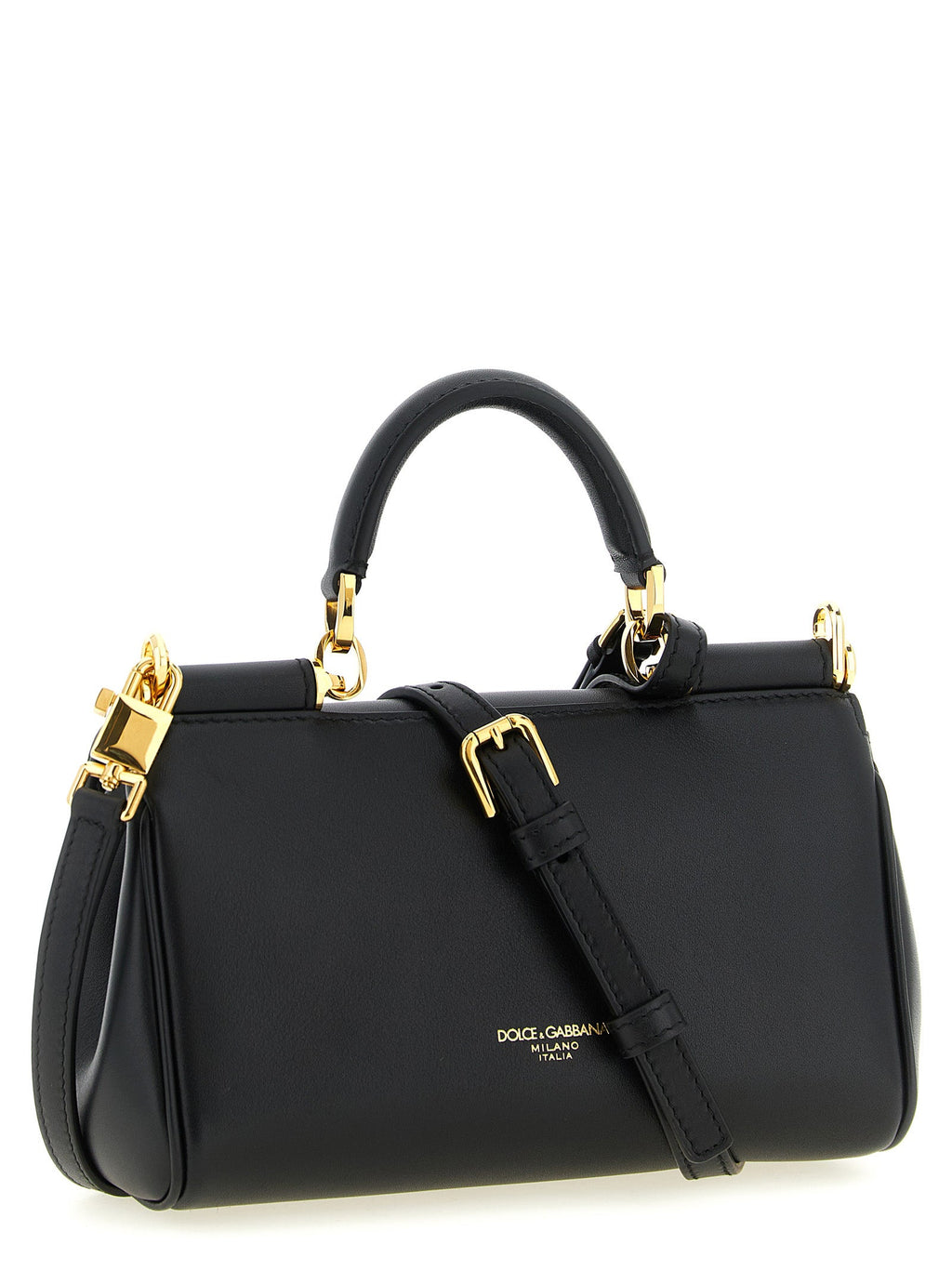 Dolce & Gabbana Black Calfskin Handbag