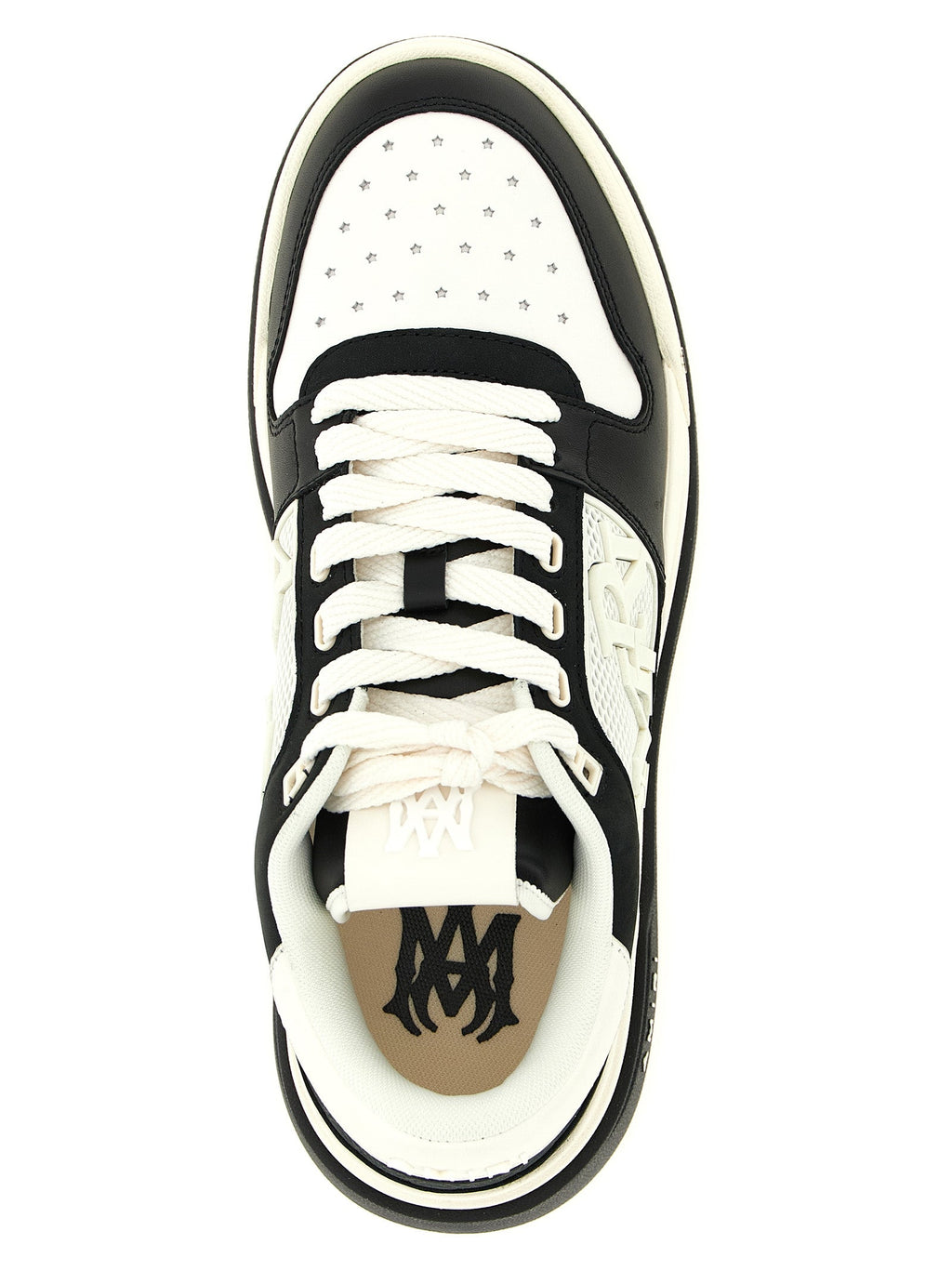 Amiri Bicolor Calfskin Low Top Sneakers