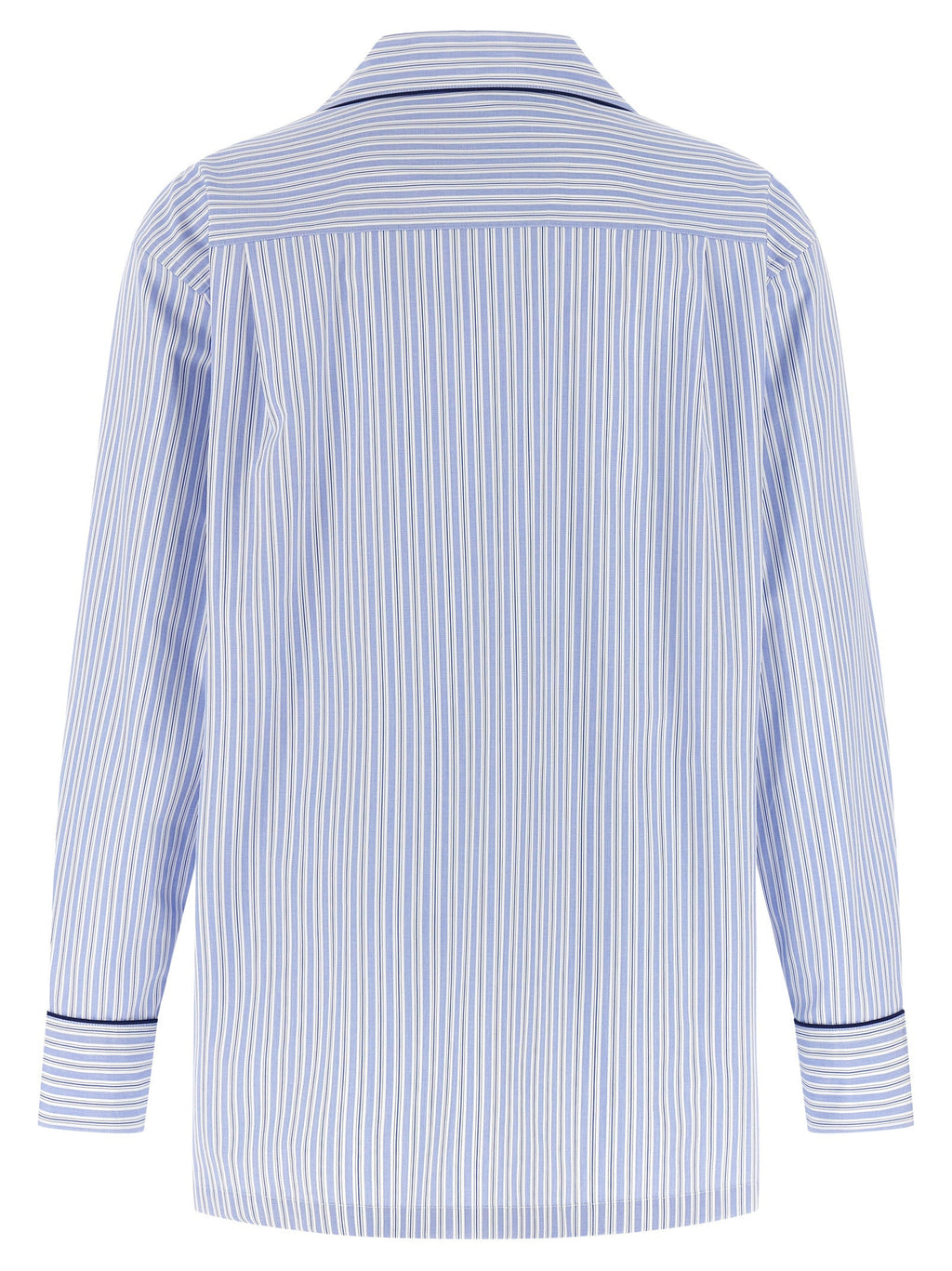 Dolce & Gabbana Blue Cotton Blouse