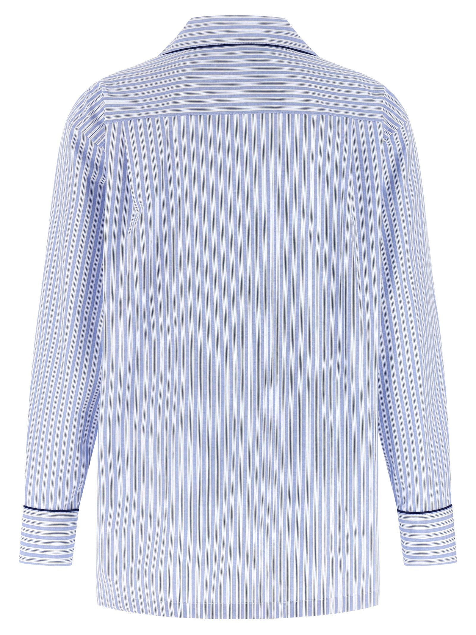 Dolce & Gabbana Blue Cotton Blouse
