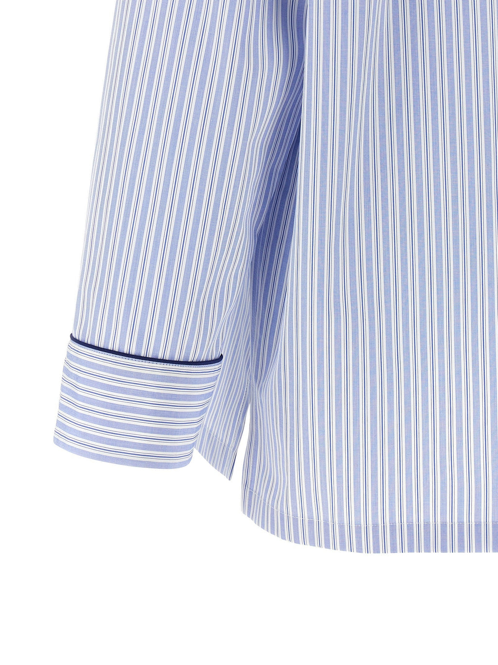 Dolce & Gabbana Blue Cotton Blouse