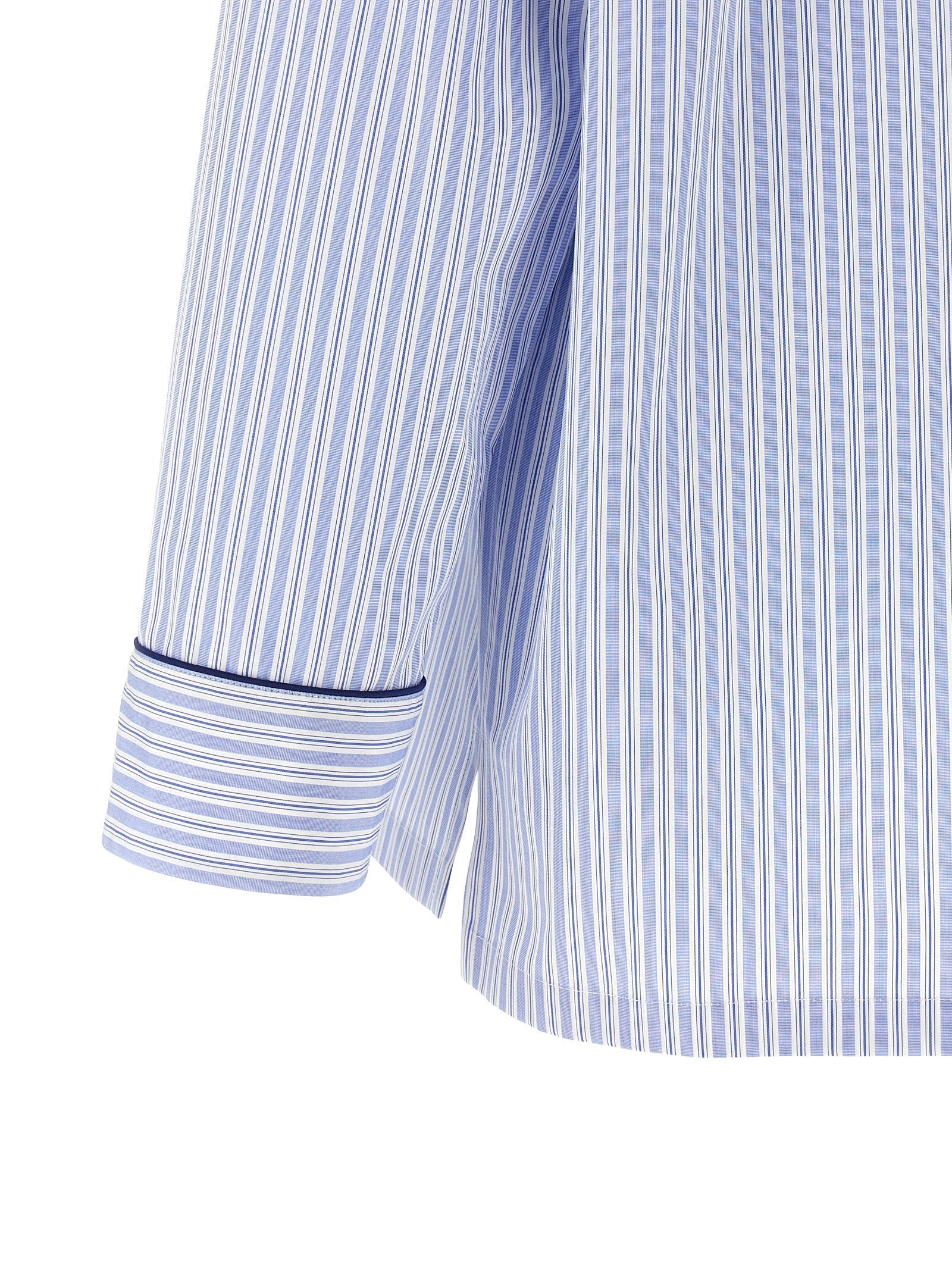 Dolce & Gabbana Blue Cotton Blouse