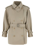 Max Mara Beige Cotton Coat