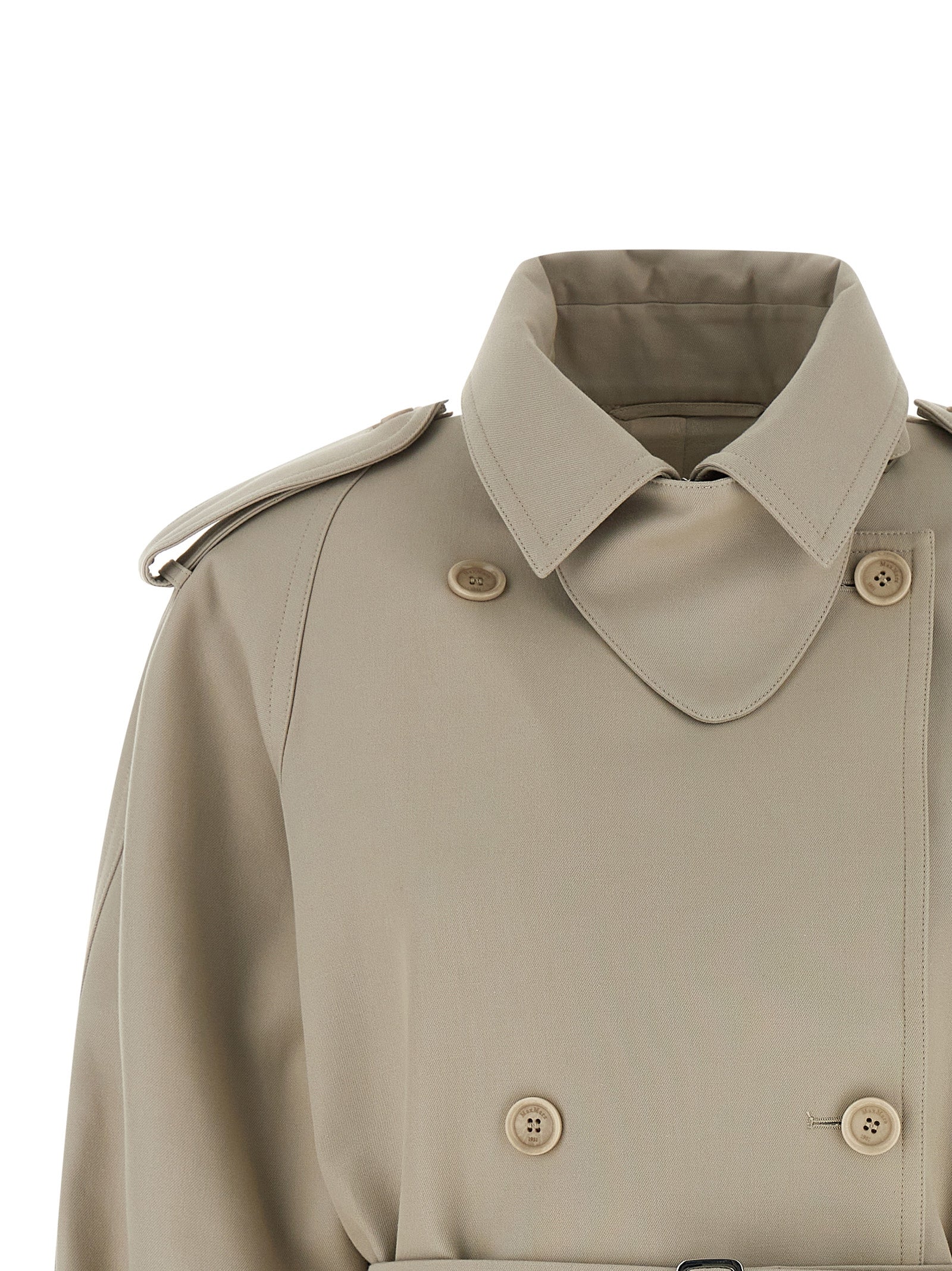 Max Mara Beige Cotton Coat
