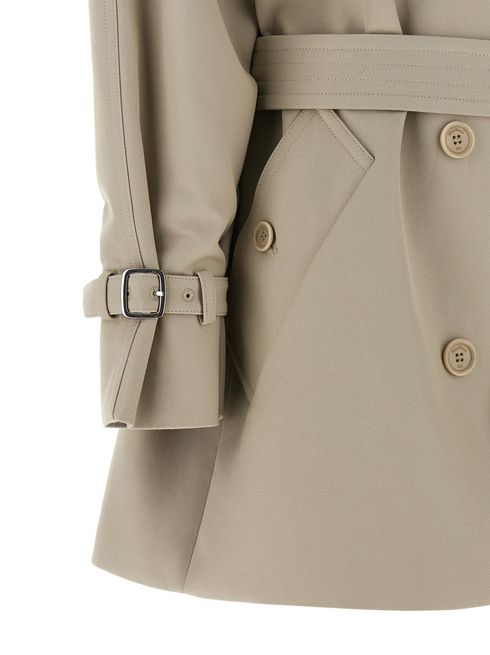Max Mara Beige Cotton Coat