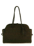 Jacquemus Bicolor Raffia Tote Bag