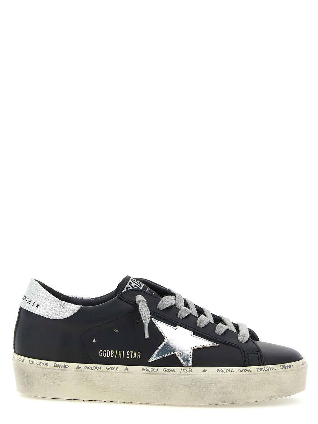Golden Goose Black Cowhide Chunky Sneakers
