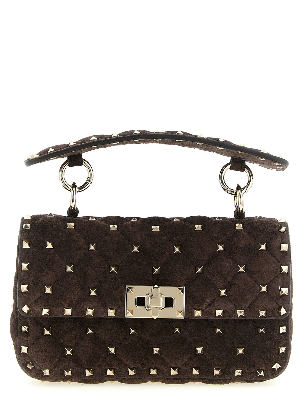 Valentino Garavani Brown Calfskin Shoulder Bag