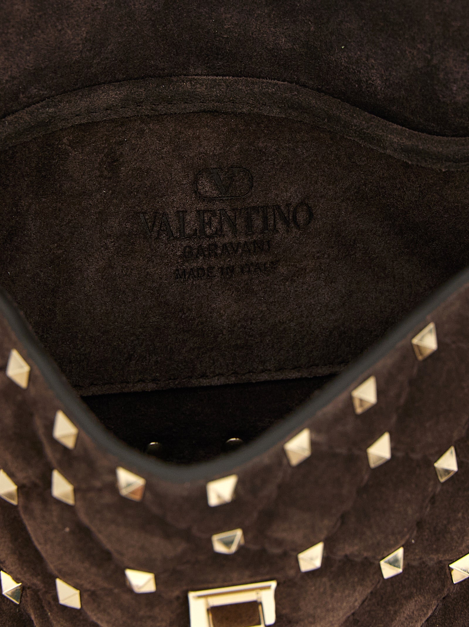 Valentino Garavani Brown Calfskin Shoulder Bag