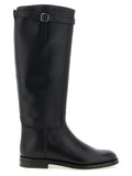 Church's Black Calfskin Over The Knee