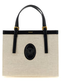 Versace Beige Leather Tote Bag