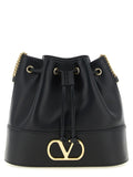 Valentino Garavani Black Lamb Leather Crossbody Bag