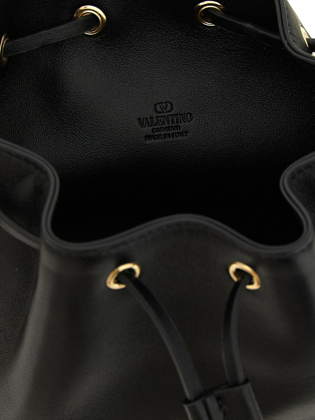Valentino Garavani Black Lamb Leather Crossbody Bag