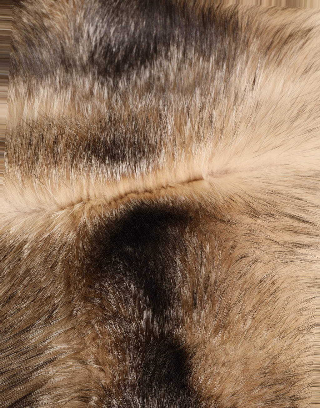 Dolce & Gabbana Brown Frost Fox Fur Neck Warmer Winter Scarf