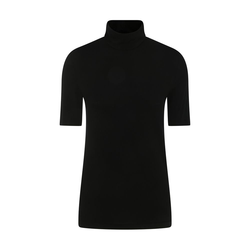 Wolford Black Cotton T-Shirt
