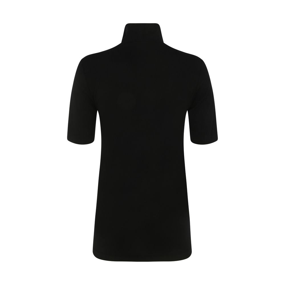 Wolford Black Cotton T-Shirt