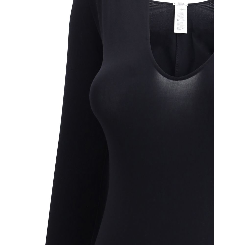 Wolford Black Polyamide Bodysuit