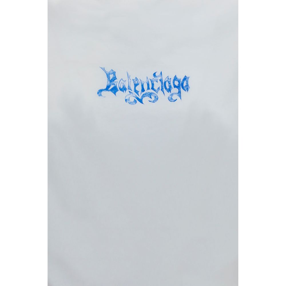 Balenciaga White Cotton T-Shirt