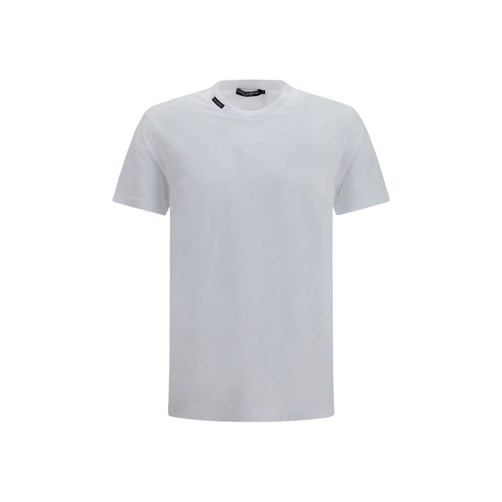Dolce & Gabbana White Cotton T-Shirt