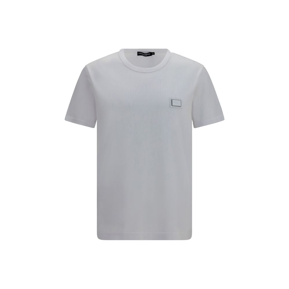 Dolce & Gabbana White Cotton T-Shirt