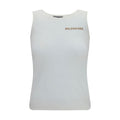 Balenciaga White Cotton Tank Tops