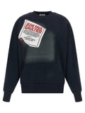 Jean Paul Gaultier Blue Cotton Sweatshirt