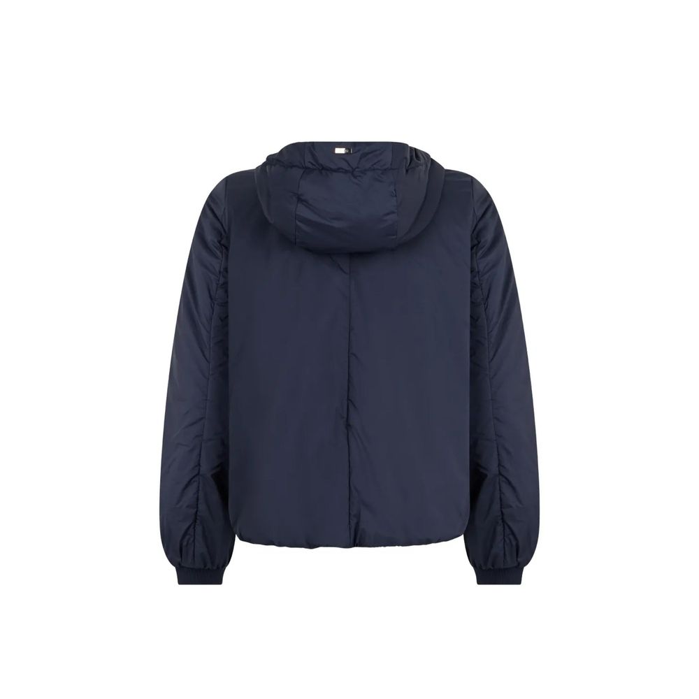 Herno Blue Polyamide Full-Length Jacket